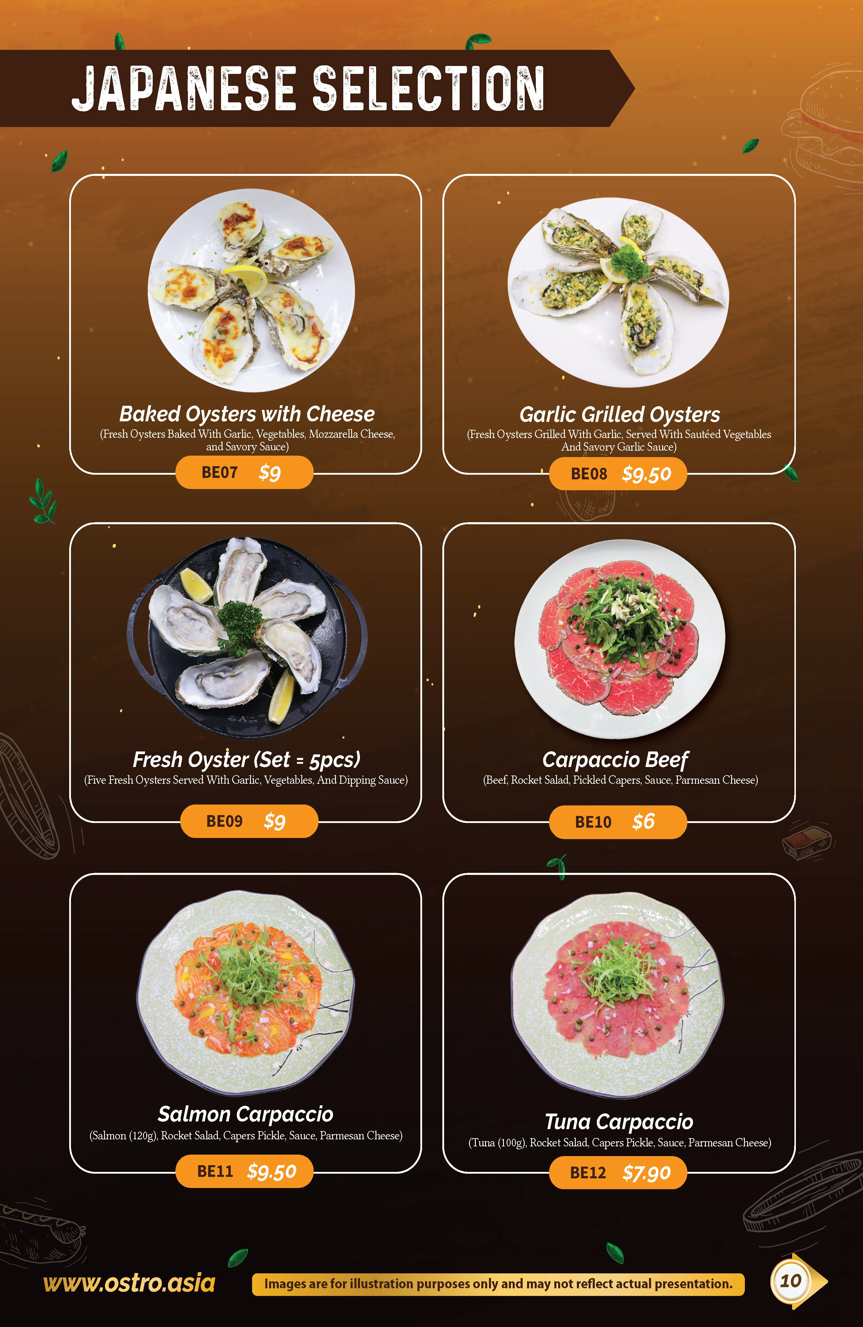 Japanese Selection Menu 2